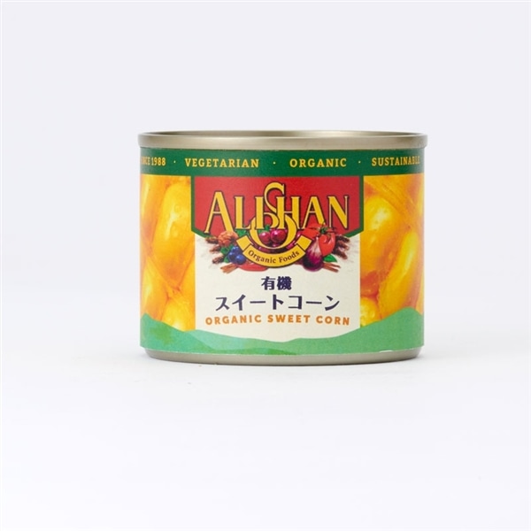 アリサン 有機スイートコーン（缶） 125g