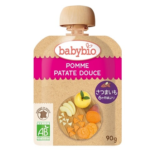 babybio 有機アップル・スイートポテト 90g