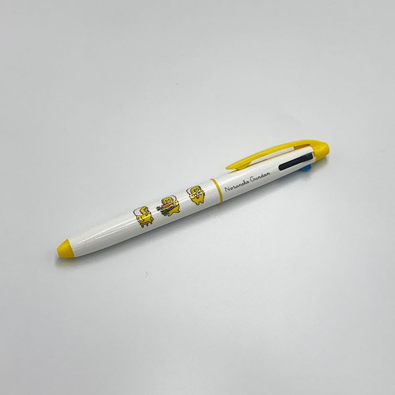 ノラネコぐんだん　3色ボールペン　ほっかむり