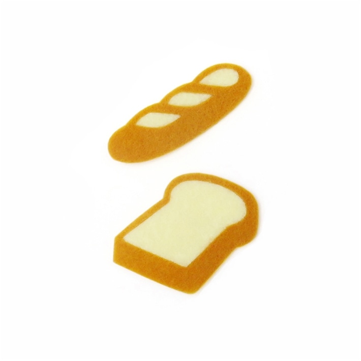フェルトアップリケ パン