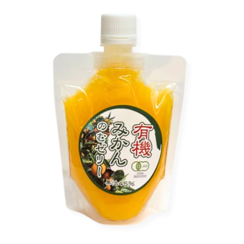 【夏季限定】星光産業 有機柑橘で作ったのむゼリー みかん 165g