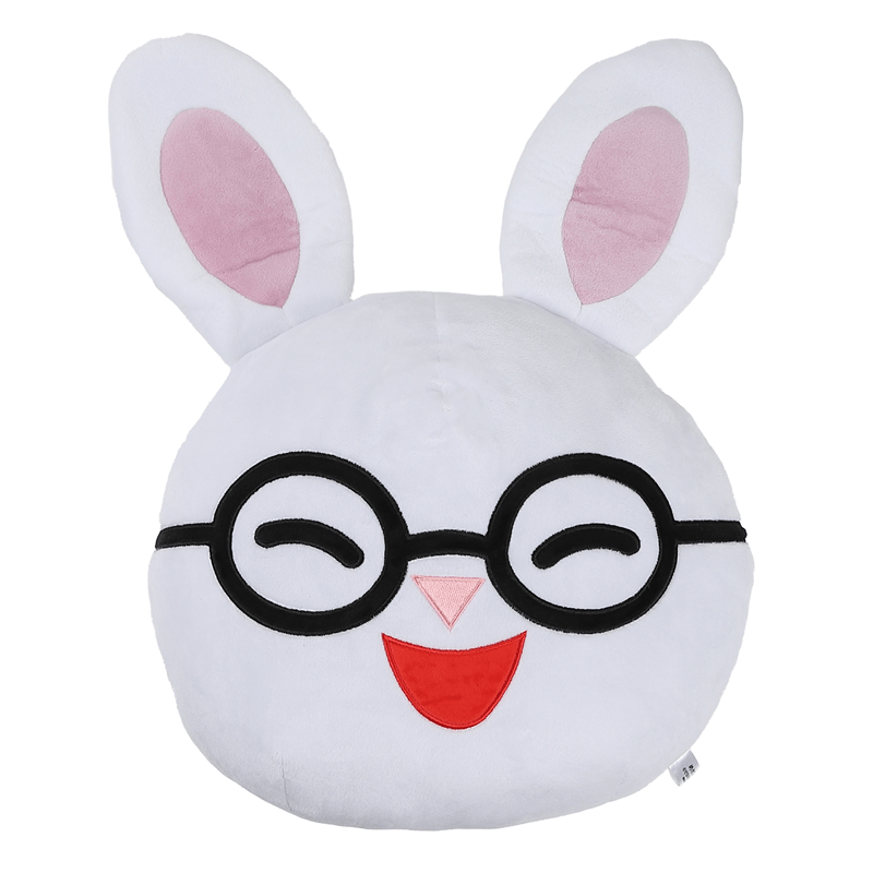 めがねうさぎ　クッション　めがねうさぎ