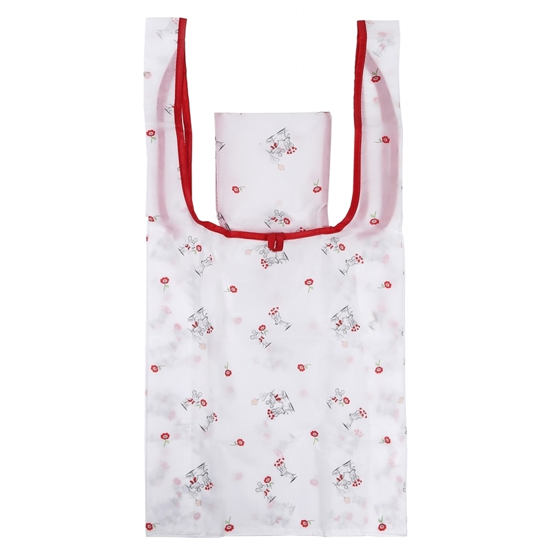 ねずみくんのチョッキ　エコバッグ　フラワー・大