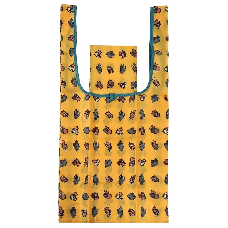 ティラノサウルス  おまえうまそうだな　エコバッグ　きいろ・大