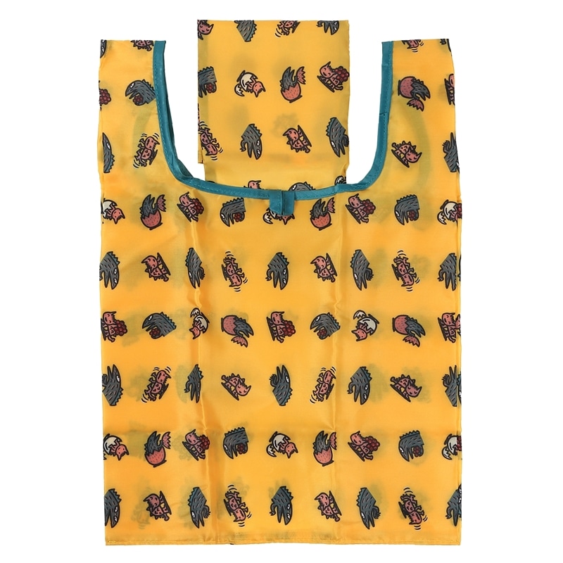 ティラノサウルス  おまえうまそうだな　エコバッグ　きいろ・小