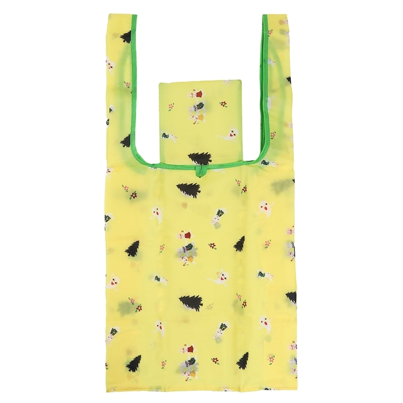 めがねうさぎ　エコバッグ　きいろ・大