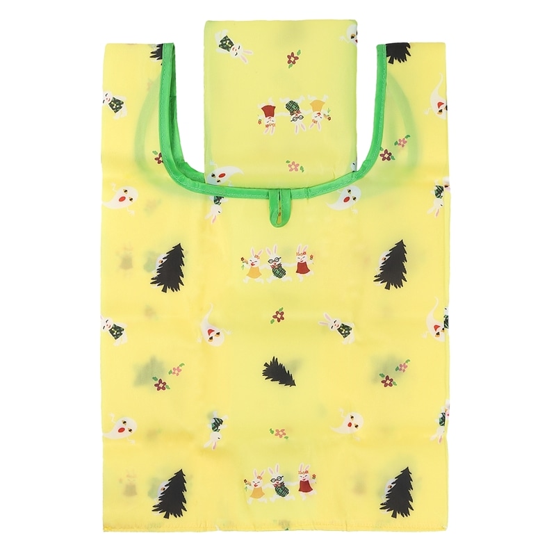 めがねうさぎ　エコバッグ　きいろ・小