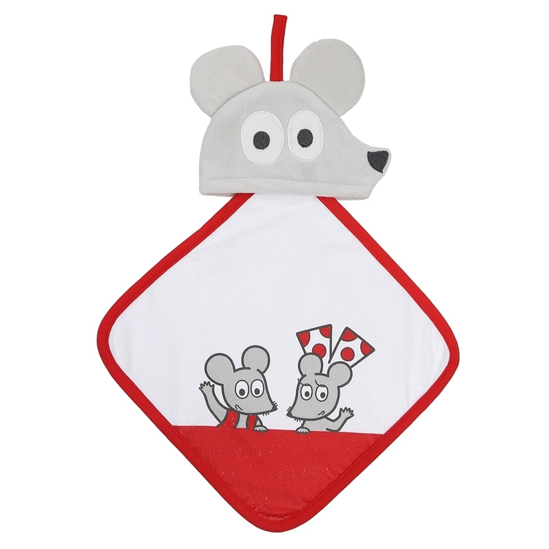 ねずみくんのチョッキ　ねずみくんループタオル　あか