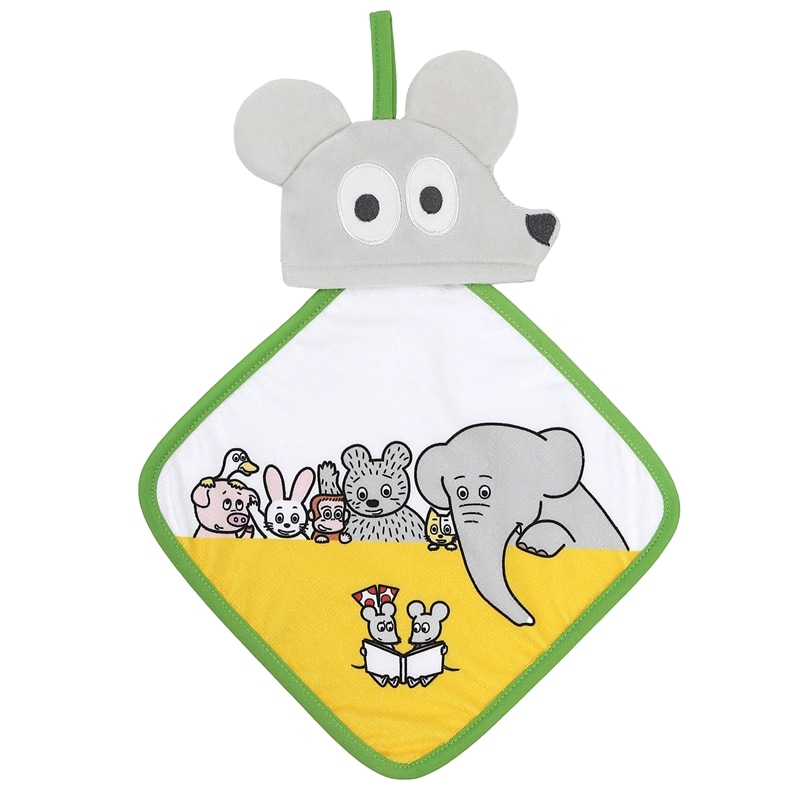 ねずみくんのチョッキ　ねずみくんループタオル　みどり