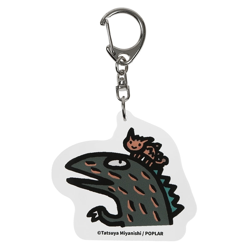 ティラノサウルス おまえうまそうだな　アクリルキーホルダー　ティラノ＆ウマソウ