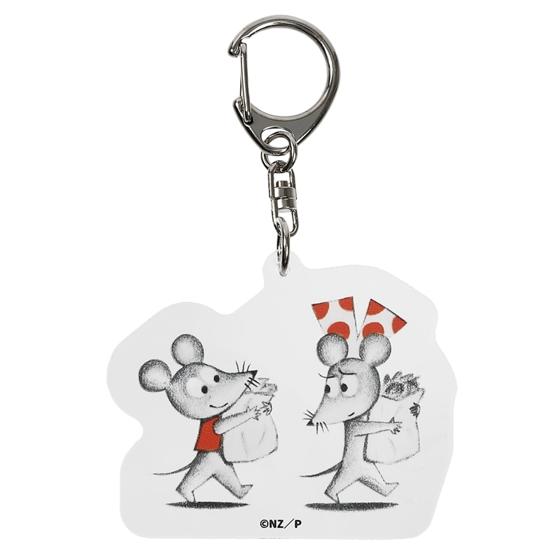 ねずみくんのチョッキ　アクリルキーホルダー　おかいもの