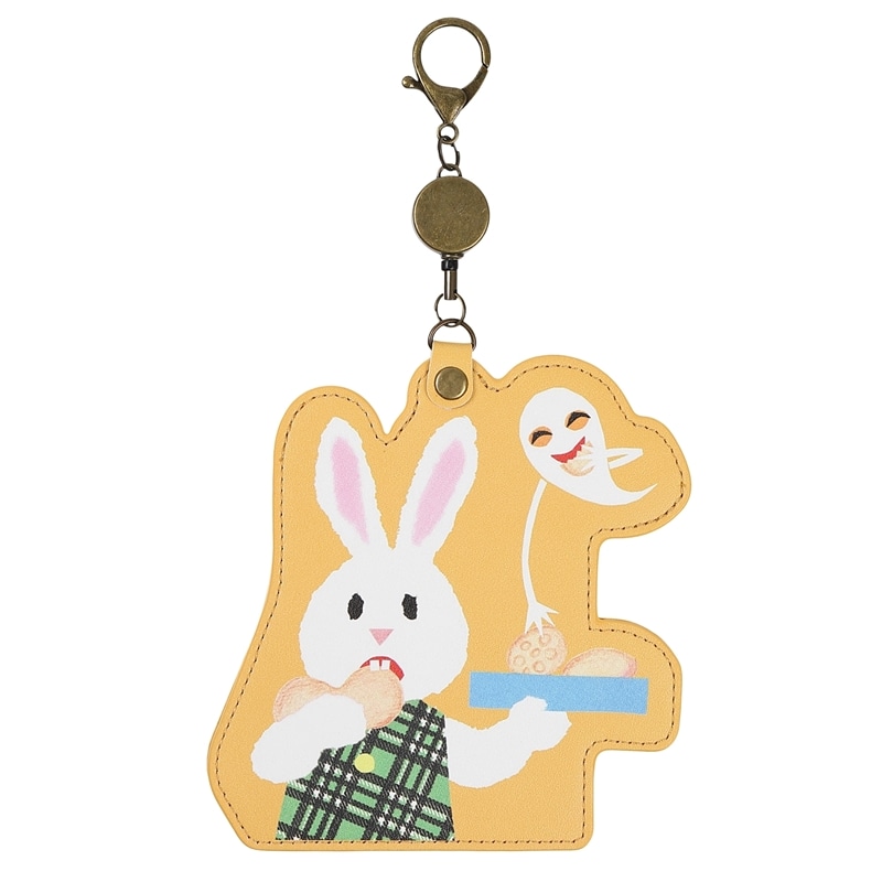 めがねうさぎ　パスケース　てんぷら