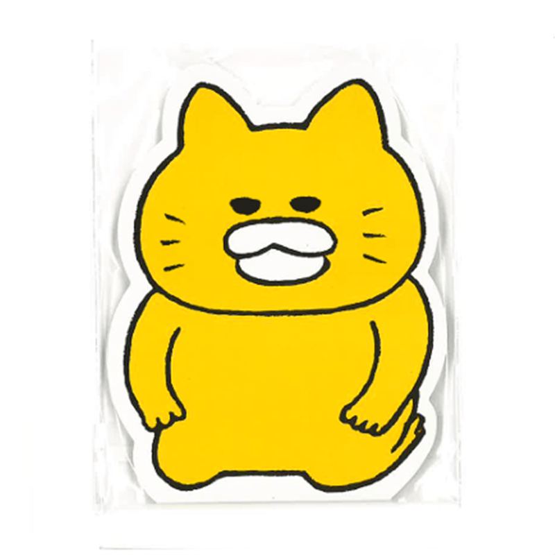 ノラネコぐんだん　ダイカットメモ　はんせい