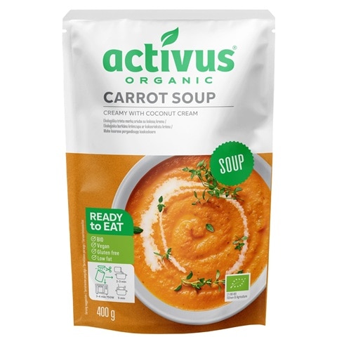 activus オーガニックキャロットスープ 400g