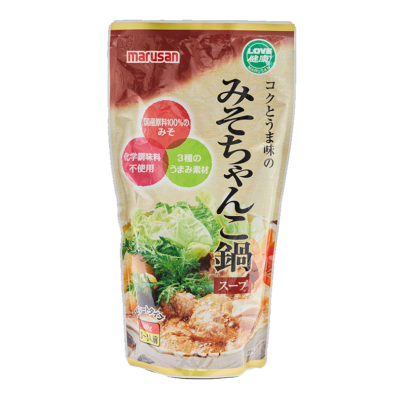 【秋冬限定】マルサンアイ みそちゃんこ鍋スープ 600g