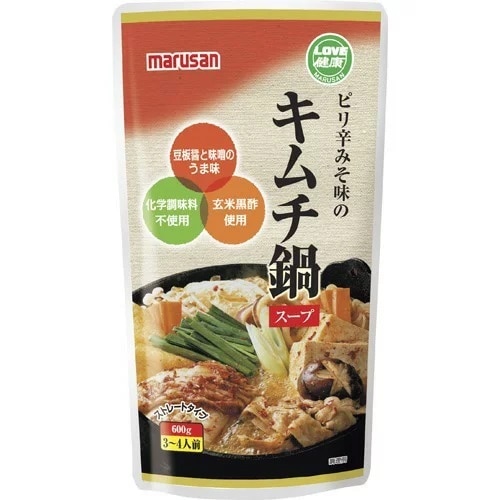 【秋冬限定】マルサンアイ キムチ鍋スープ 600g