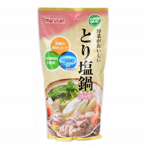 【秋冬限定】マルサンアイ とり塩鍋スープ 600g