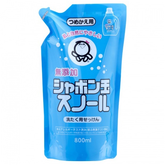 シャボン玉石けん スノール（洗たく用液体せっけん）詰替800ml