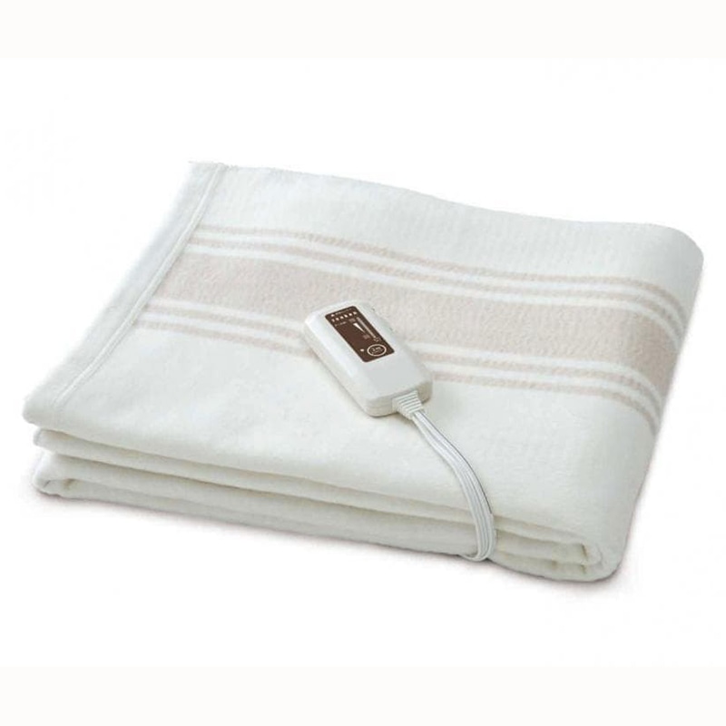 ゼンケン｜電気掛け敷きオーガニックコットン毛布　ZB-OC102【メーカー直送】