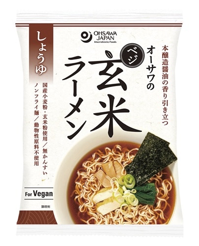 オーサワ ベジ玄米ラーメン しょうゆ 112g(麺80g)