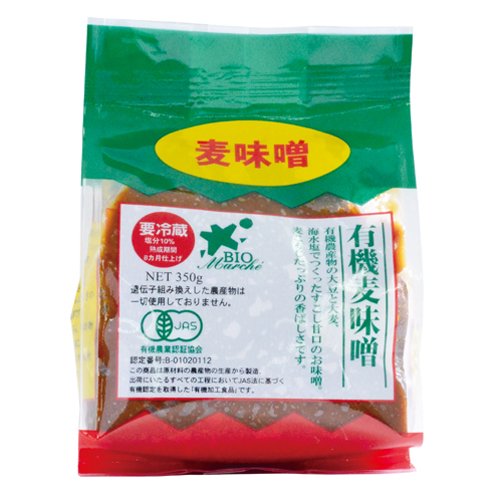 【冷蔵】ビオマーケット 有機麦味噌 350g