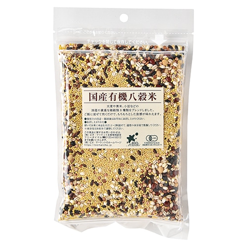 ビオマーケット 国産有機八穀米 300g