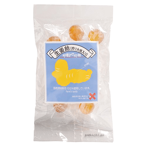 ビオマーケット 生姜飴(絞り大根入り) 75g