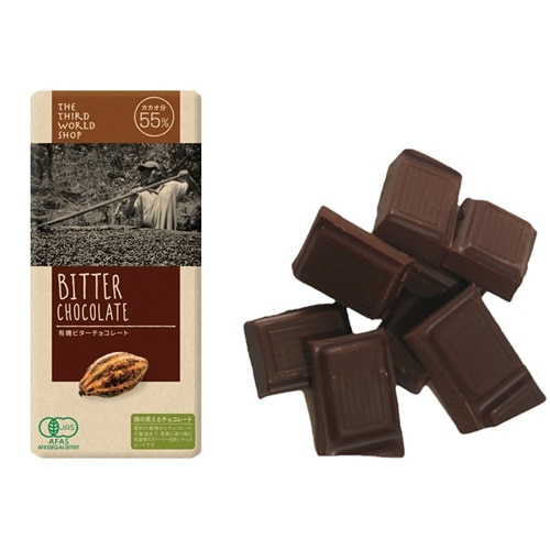 【秋冬限定】第3世界ショップ 有機ビターチョコレート 80g