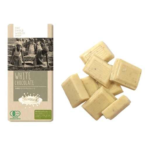 【秋冬限定】第3世界ショップ 有機ホワイトチョコレート 80g