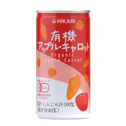 光食品 有機アップル・キャロット 190g