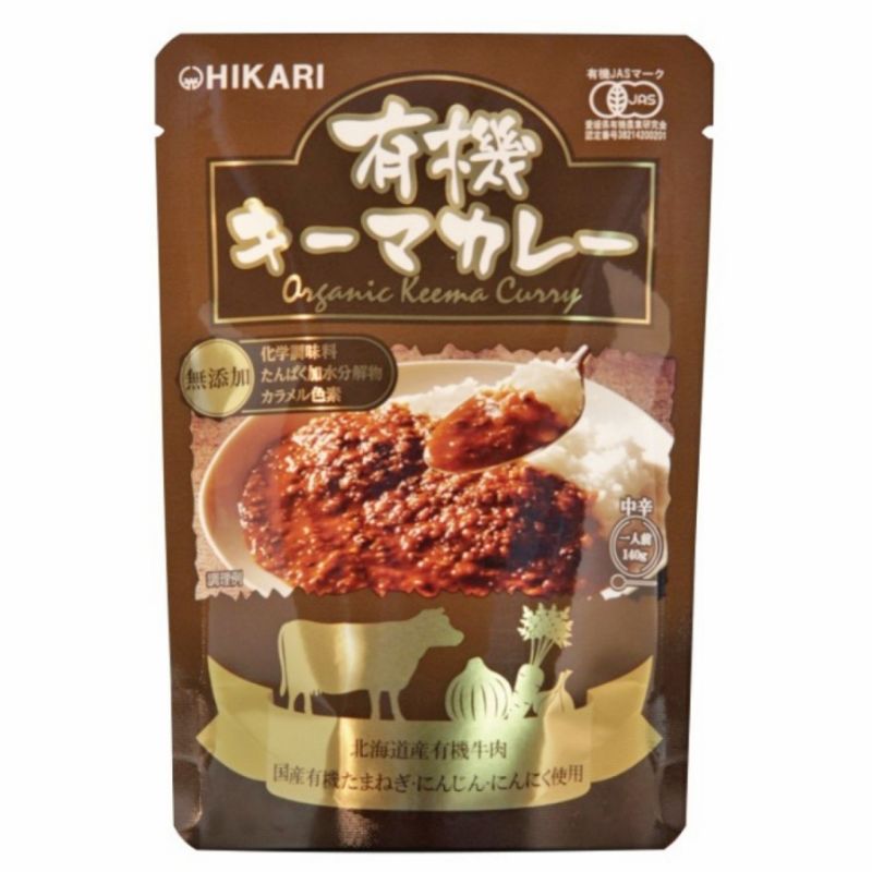 ヒカリ 有機キーマカレー 140g