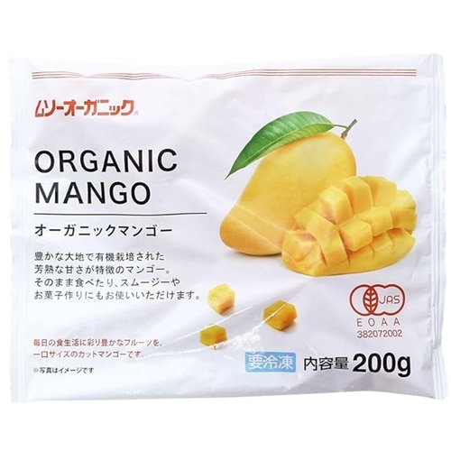 【冷凍】ムソーオーガニック オーガニックマンゴー 200g