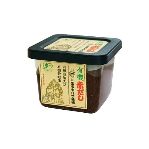 まるや 有機赤だし八丁味噌 500g (カップ)