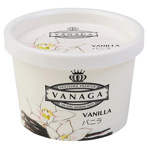 【冷凍】木次乳業 VANAGA バニラ アイスクリーム 120ml