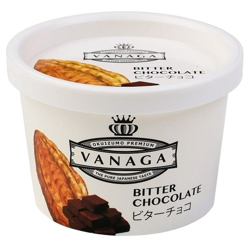 【冷凍】木次乳業 VANAGA ビターチョコ アイスクリーム 120ml