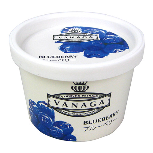 【冷凍】木次乳業 VANAGA ブルーベリー アイスクリーム  120ml