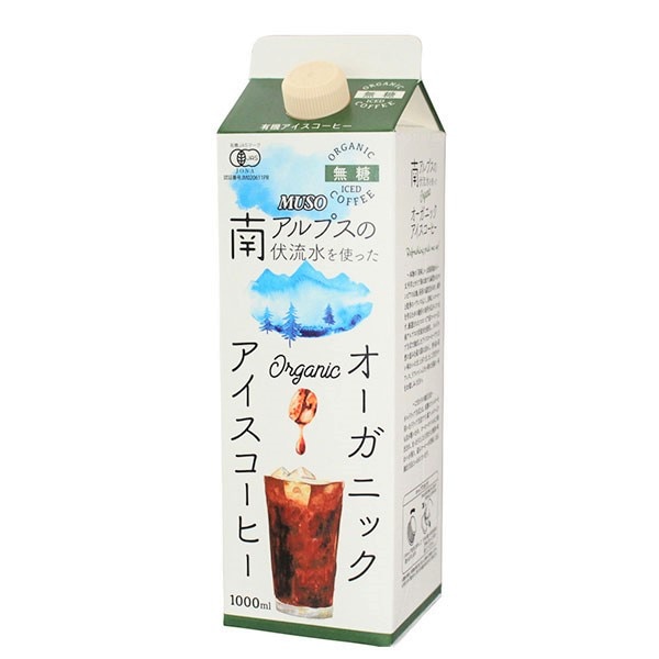 ムソー オーガニックアイスコーヒー（無糖） 1000ml