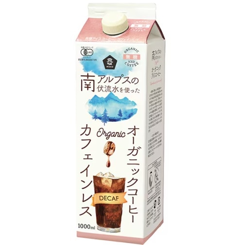 ムソー オーガニックアイスコーヒー カフェインレス 1000ml