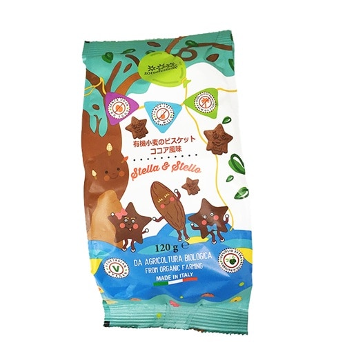 ソットレステッレ 有機小麦のビスケット ココア風味 120g