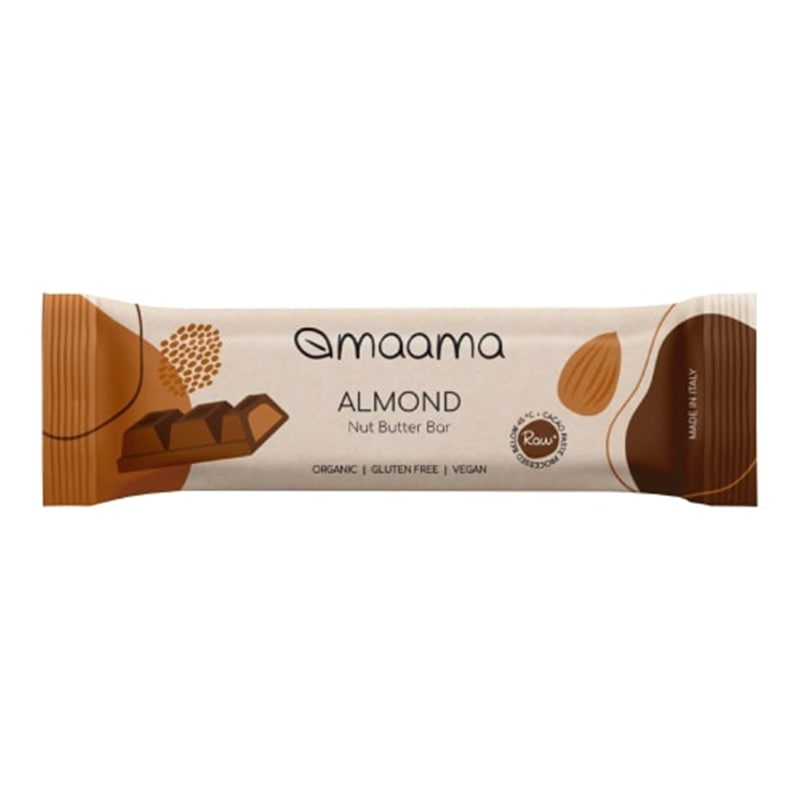【冬季限定!!】maama オーガニックローチョコレートナッツバー アーモンド 25g
