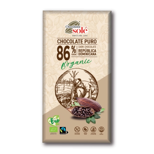 【秋冬限定】Chocolate Sole 有機ダーク86% 100g