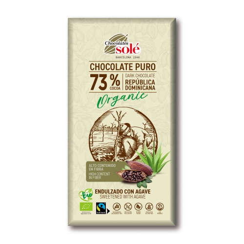 【期間限定】Chocolate Sole 有機ダーク73%　アガベ 100g