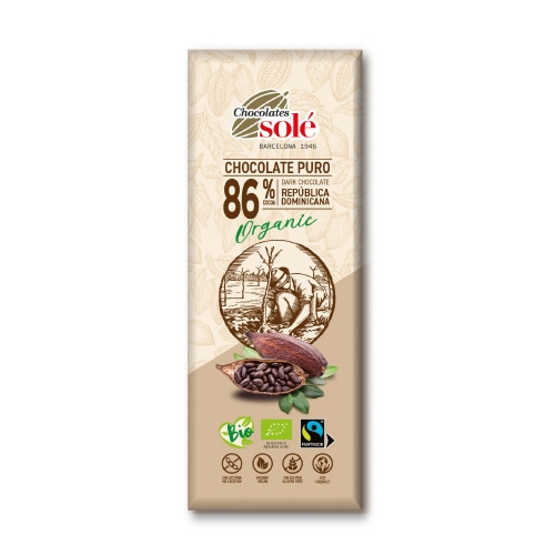 【秋冬限定】Chocolate Sole 有機ダーク86% 25g