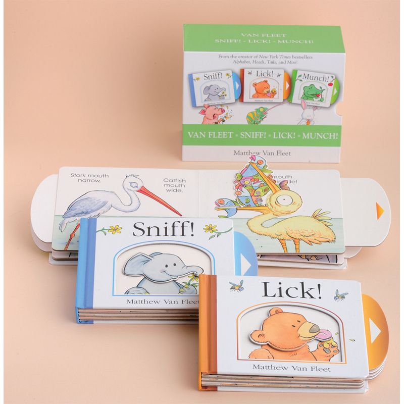 『Sniff! Lick! Munch!』ケース入り3冊セット