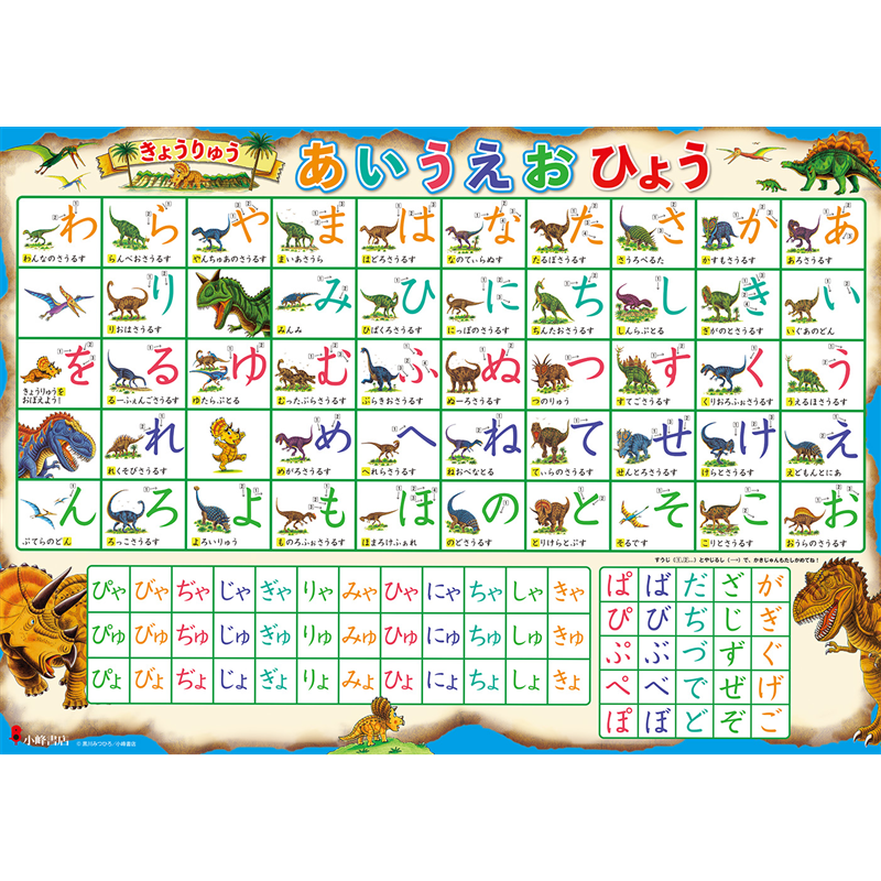 きょうりゅうあいうえおひょう