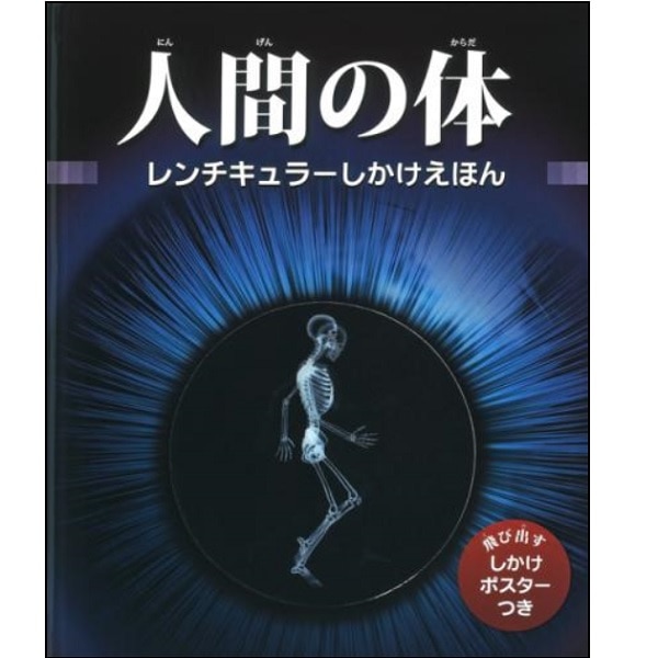 人間の体　飛び出すしかけポスターつき　レンチキュラーしかけえほん