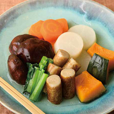 【レシピ】野菜の炊き合わせ
